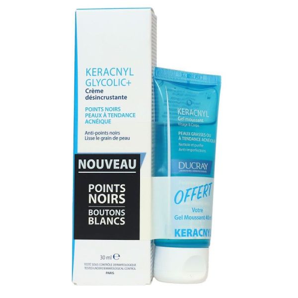 Keracnyl Glycolic+ Crème Désincrustante - 30ml