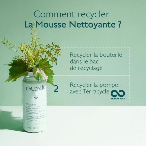 Vinoclean Mousse Nettoyante Fleur de Vigne - 150ml