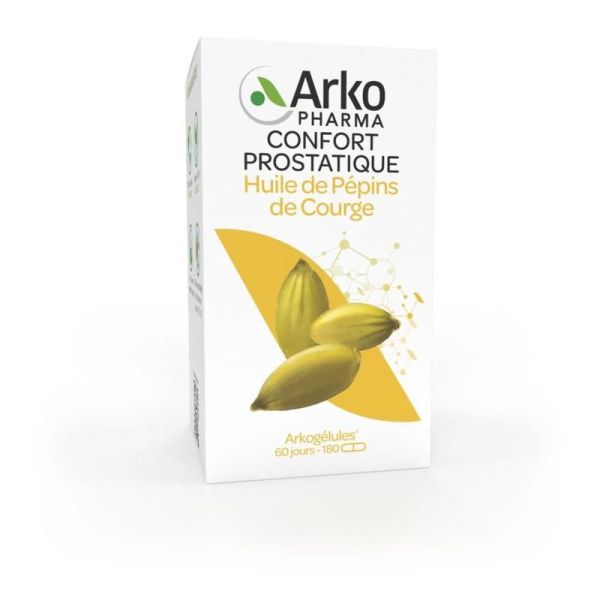Arkogélules Huile de Pépins de Courge - 60 capsules