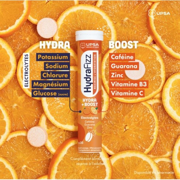 Hydrafizz Hydra Boost - 16 comprimés