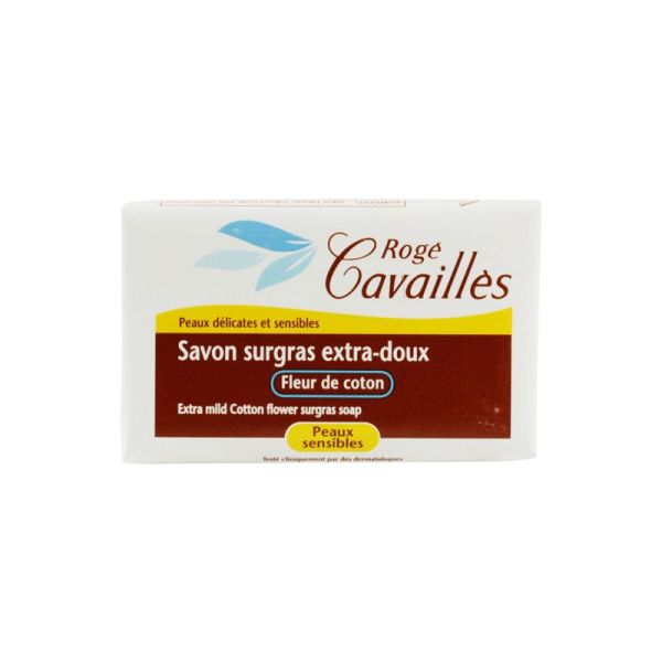 Rogé Cavaillès Savon Surgras Extra-Doux Fleur de Coton - 150 g