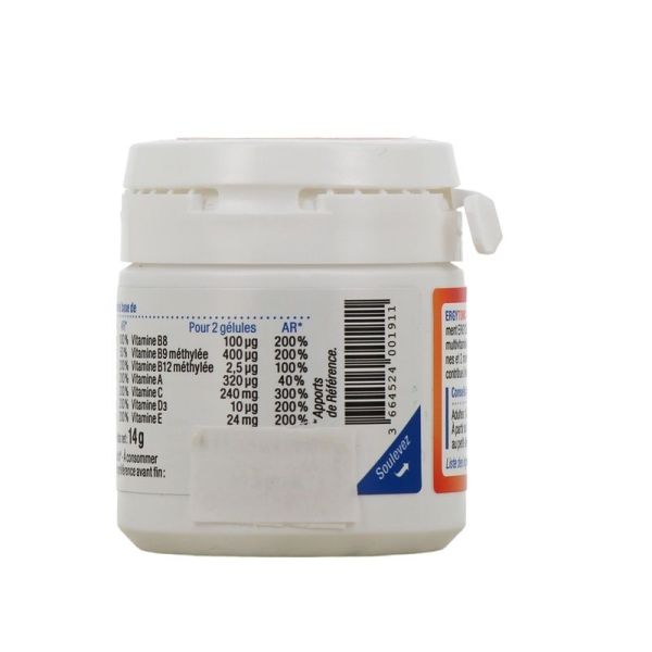 ERGYTONIC MultiCÉBÉ - 30 gélules