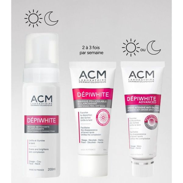 Dépiwhite Mousse Nettoyante Éclaircissante - 200 ml