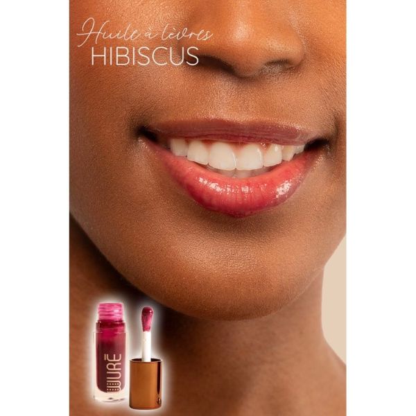 Huile à lèvres teintée Hibiscus - 6 ml
