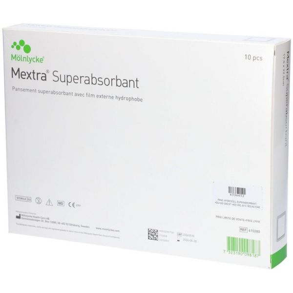 Superabs Pansement superabsorbant - 17,5x22,5cm