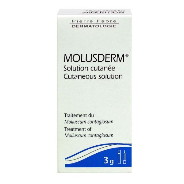 Molusderm solution cutanée - 3 g