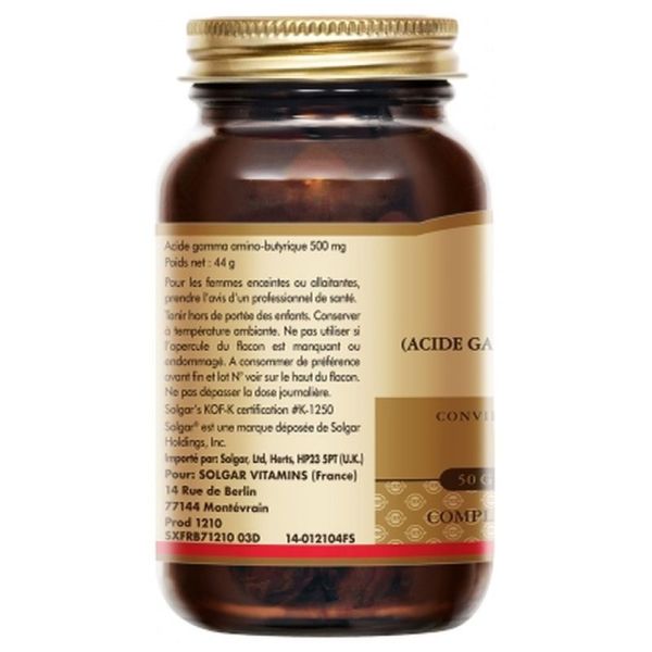 Gaba 500mg - 50 gélules végétales