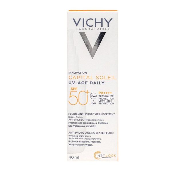 Vichy Fluide Anti-Photovieillissement Uv Age Daily Spf 50+ - 40ml