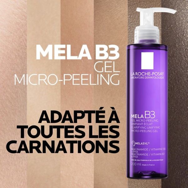 MELA B3 Gel Micro-peeling Unifiant Eclat Visage - 200ml