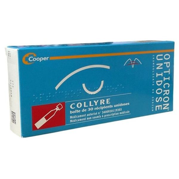 Collyre Cromoglycate de Sodium - Unidose 24