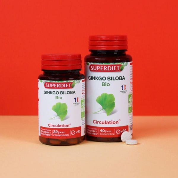 Ginkgo Biloba Bio - 80 comprimés