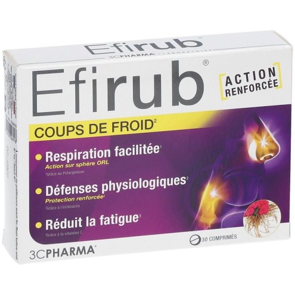 Efirub Coups de froid - 30 comprimés