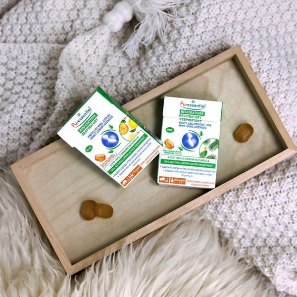 Respiratoire / Resp OK® Pastilles Respiratoire Miel-Citron - 20 pastilles
