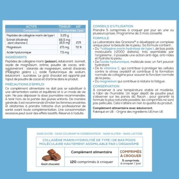Collagène+ Beauté - Comprimé à croquer - 130 g