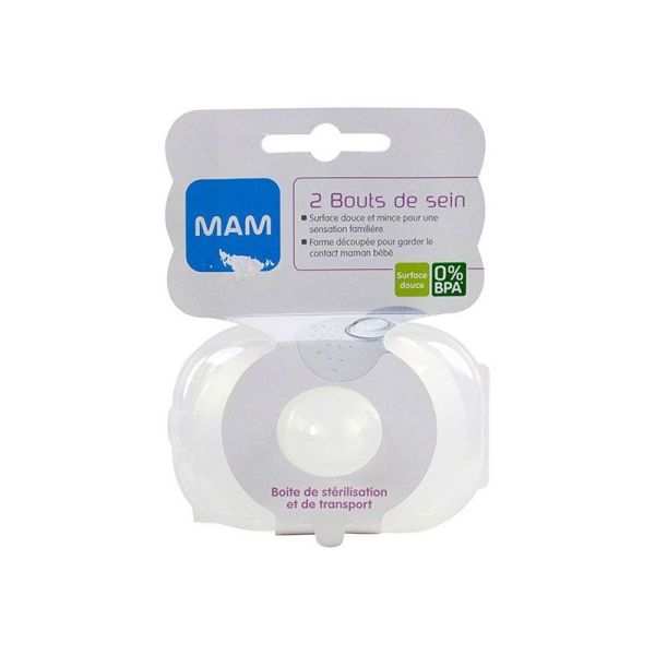 Bouts de Sein Silicone - Boîte de 2