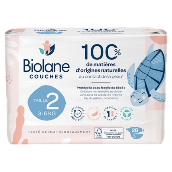 Couche Taille 2 - 28 unités