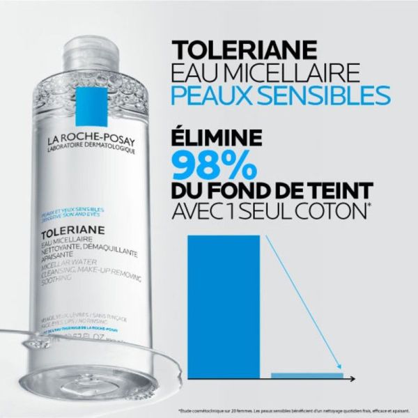 Toleriane Eau Micellaire Démaquillante - 400ml