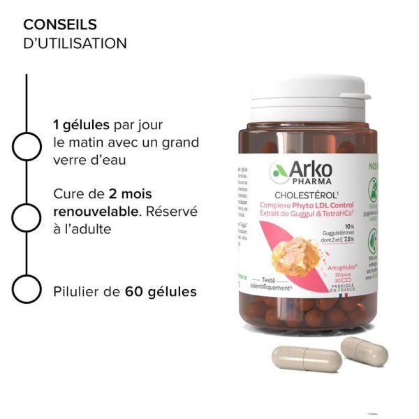 Complexe Phyto LDL Control - 30 gélules