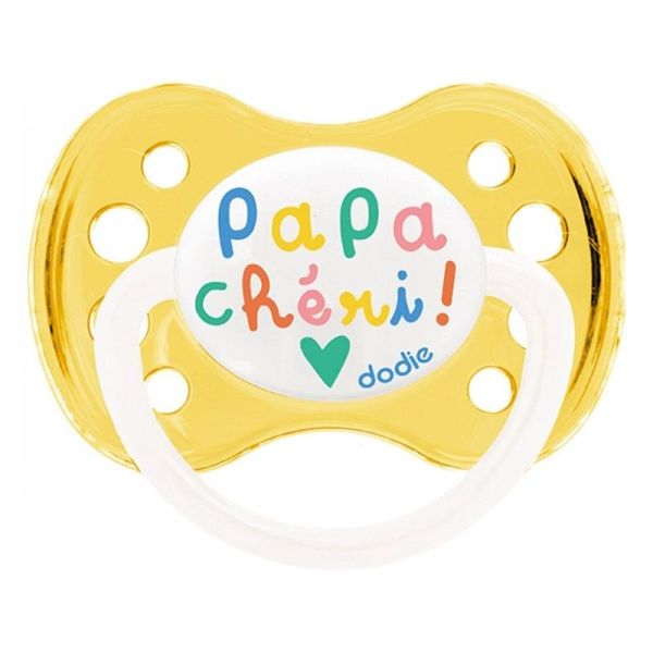 Sucette anatomique +6M Mam/Papa Chéri - 1 unité