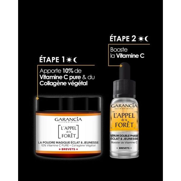 [ L'APPEL de la FORÊT ] Sérum double phase Éclat & Jeunesse - Booster de Vitamine C - 8 ml