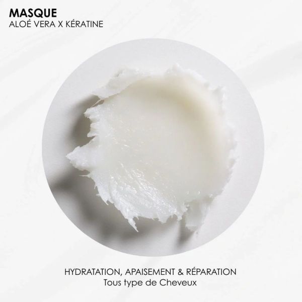 Masque Kératine et Aloé Vera - Aloe vera & Kératine - 500 ml