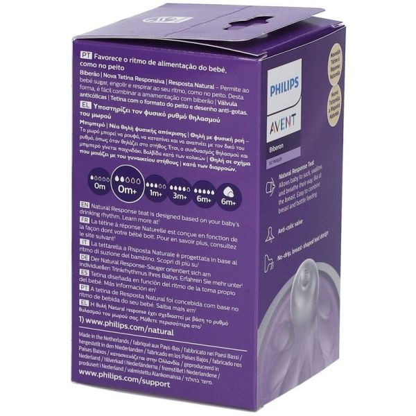 Natural Response Biberon Plastique - 125 ml