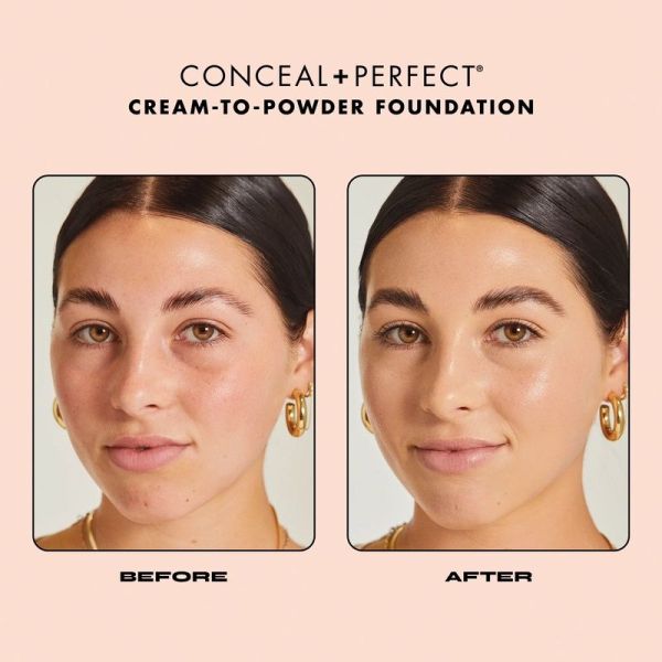 Fond de teint Conceal + Perfect Smooth Finish Cream To Powder
