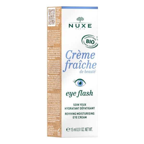 CRÈME FRAICHE DE BEAUTÉ® Eye Flash - Soin Yeux Hydratant Défatigant - 15ml