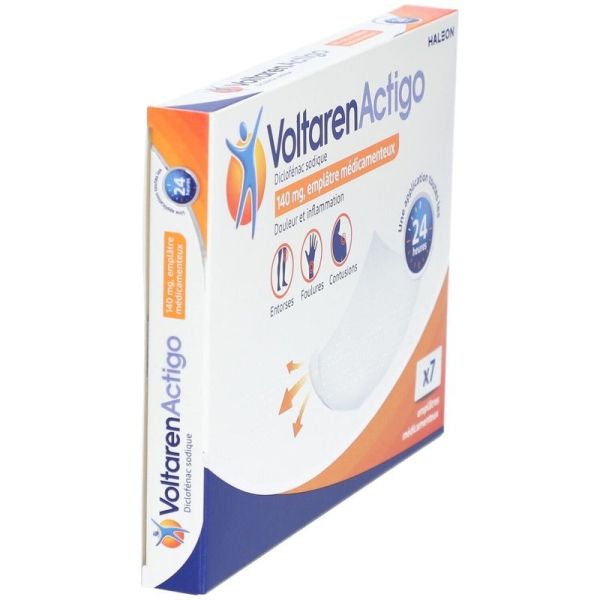 Emplâtre médicamenteux Voltarenactigo - 7 patchs