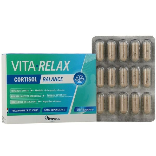 Vita Relax Cortisol Balance - 30 gélules