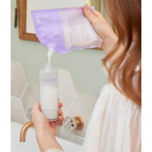 Flacon de shampooing vide en verre - 200 ml