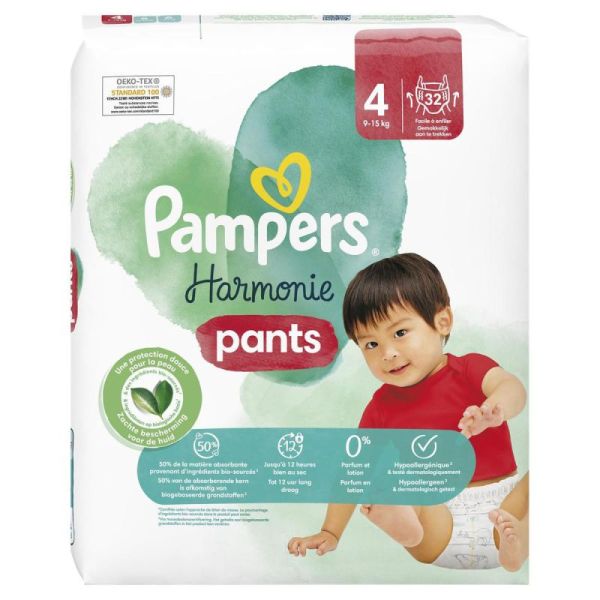 Pampers Harmonie Pants - Couches culottes - taille 4, 9-15kg