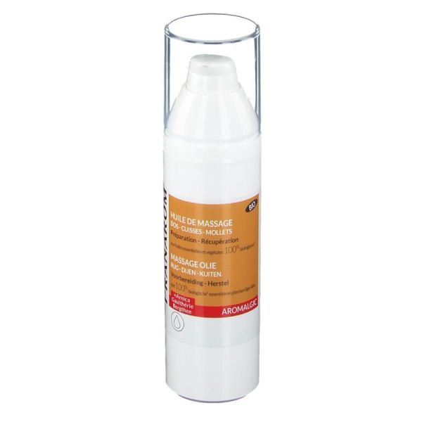 Pranarôm Aromalgic Huile De Massage Dos Cuisses Mollets Bio - 100ml 