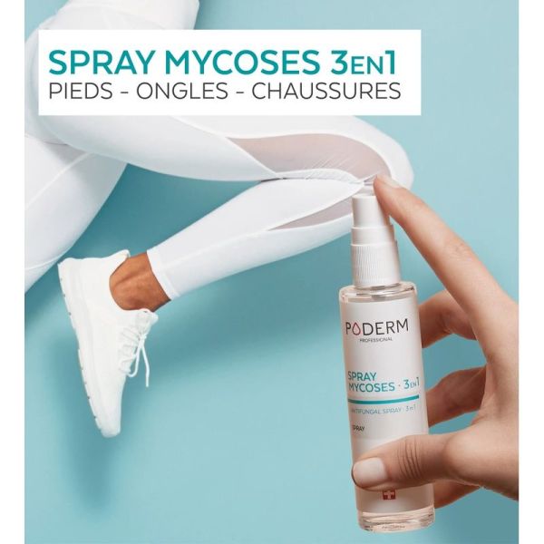 Poderm Spray Mycoses 3 en 1 - 50ml