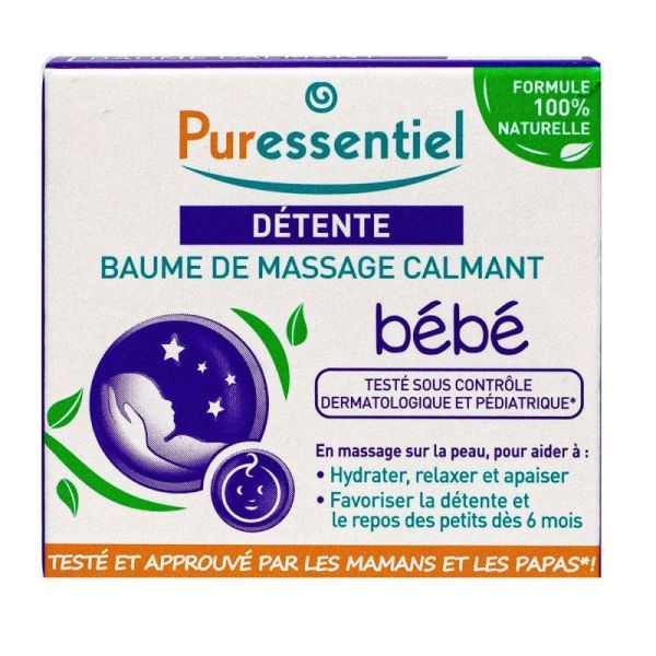 Puressentiel Détente Baume de Massage Calmant Bébé - 30 ml