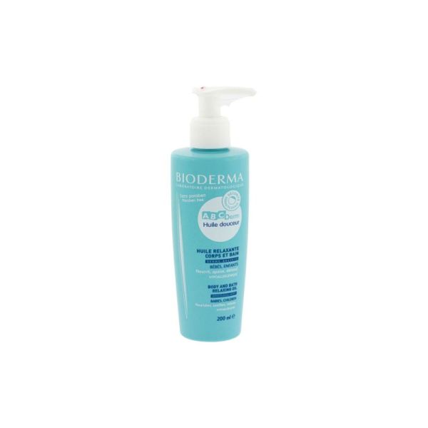 ABCDerm Huile Douceur relaxante corps et bain - 200ml