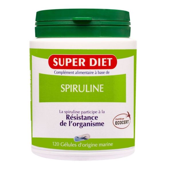 Spiruline Ecocert - 120 gélules