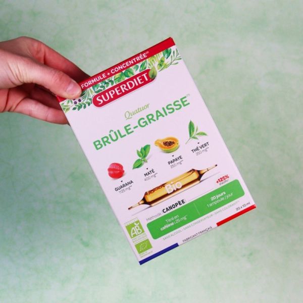 Quatuor Brûle-graisse Bio - 20 ampoules