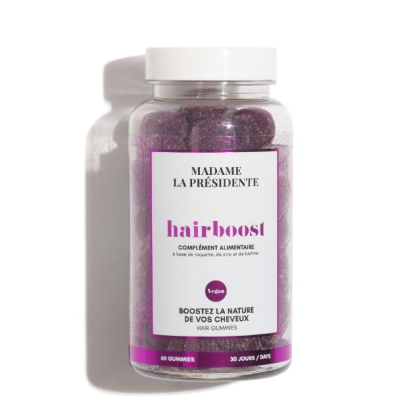 Madame La Presidente HAIRBOOST Gummies cheveux - 60 gummies 