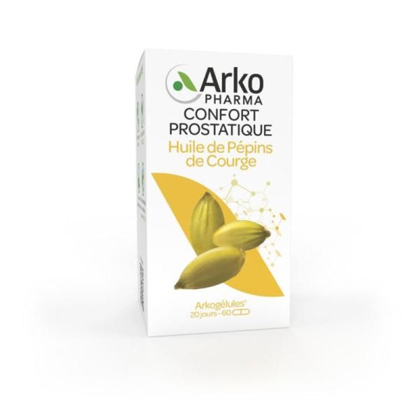 Arkogélules Huile de Pépins de Courge - 60 capsules