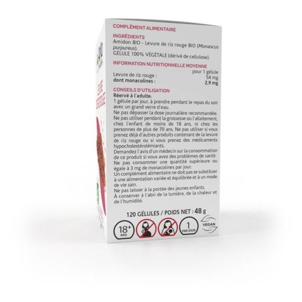 Arkogélules Levure de riz rouge - 60 gélules