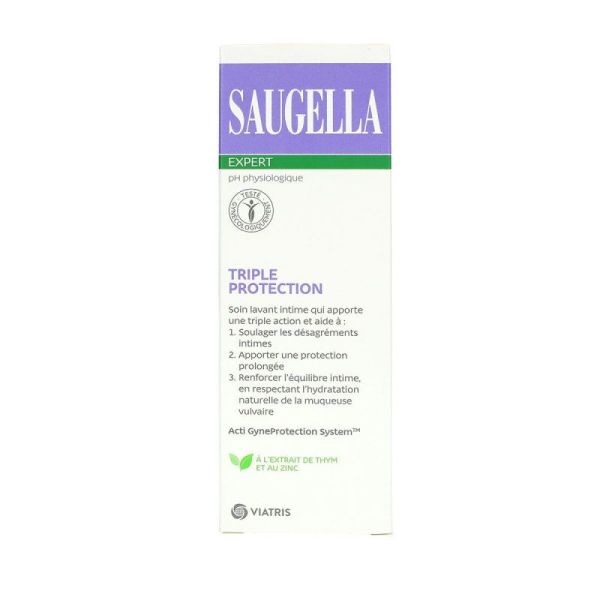 Saugella Soin Lavant Intime Expert Triple Protection - 250ml