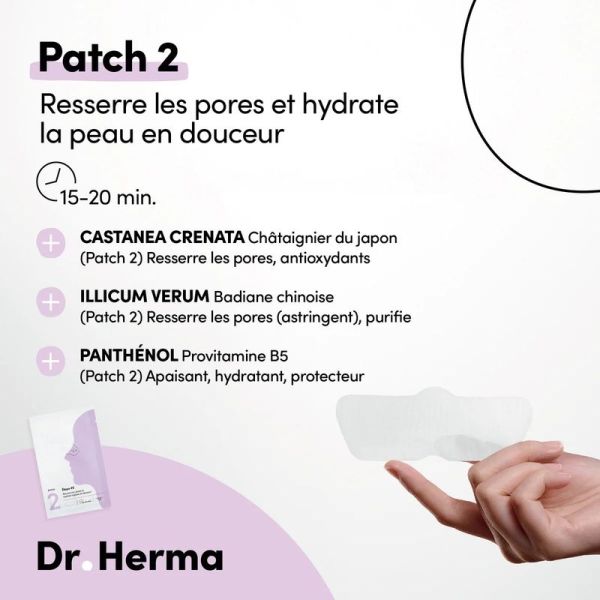 Patchs pour le Nez 2 Étapes - 2 patchs