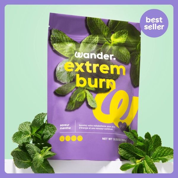 wander extrem burn - Menthe - 1 sachet