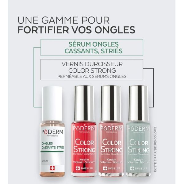 Vernis Color Strong Durcisseur - Bois de rose - 8 ml