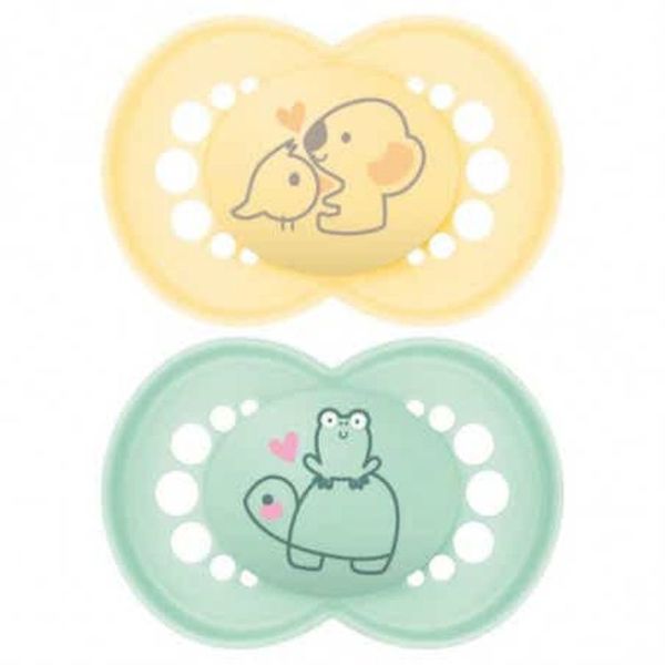Original Sucettes symétriques nature 6+ - lot de 2