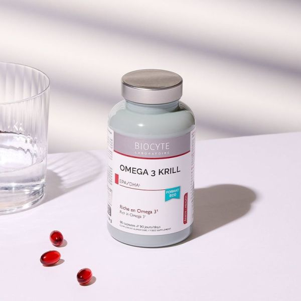 OMEGA 3 KRILL - Pilulier de 90 gélules