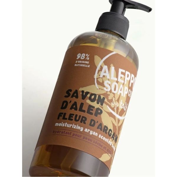 Savon d'Alep liquide Fleur d'Argan - 500ML