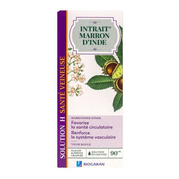 Intrait de marron d'Inde Solution H Santé veineuse - 90ml