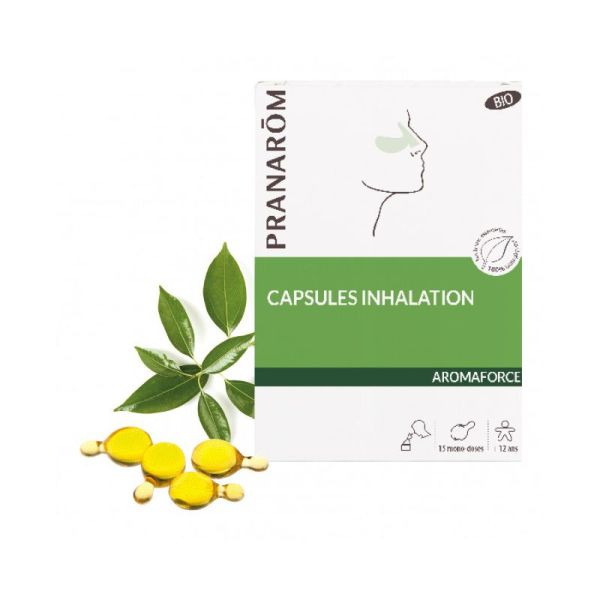 Pranarom Aromaforce capsules Inhalation Bio - 15 capsules